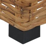 Table basse 47x47x28 cm rotin naturel – Image 3