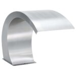 Fontaine de piscine avec LED Acier inoxydable 30x60x45 cm – Image 2