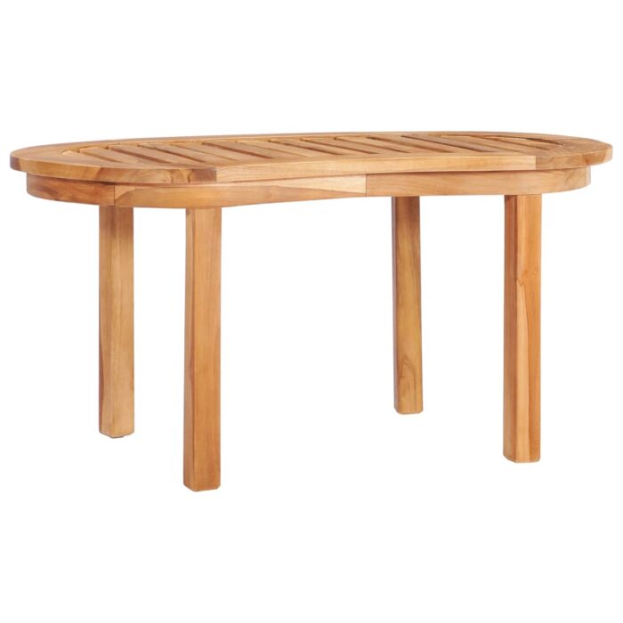 Table basse 90x50x45 cm Bois de teck solide – Image 1