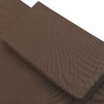 Chaise longue d'extérieur Tissu Marron – Image 4