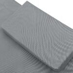 Chaise longue d'extérieur Tissu Anthracite – Image 4