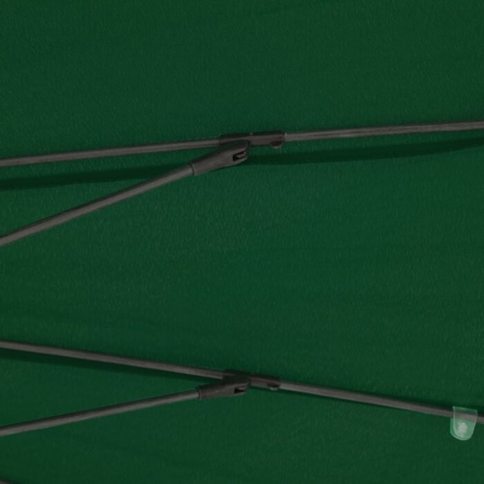 Parasol d'extérieur avec mât en aluminium 270 cm Vert – Image 2