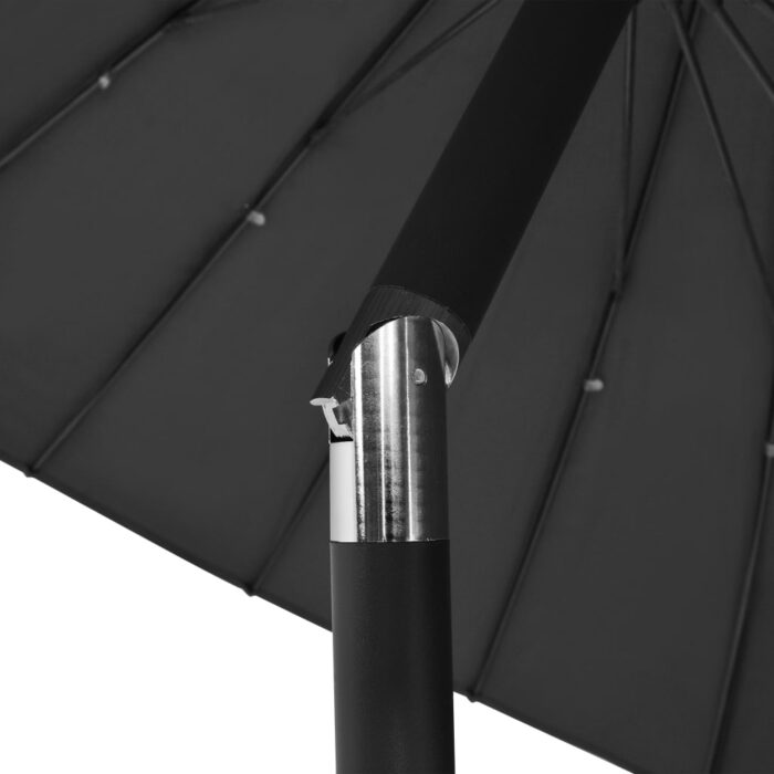 Parasol d'extérieur avec mât en aluminium 270 cm Anthracite – Image 4
