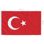 Drapeau Turquie 90x150 cm – Image 3