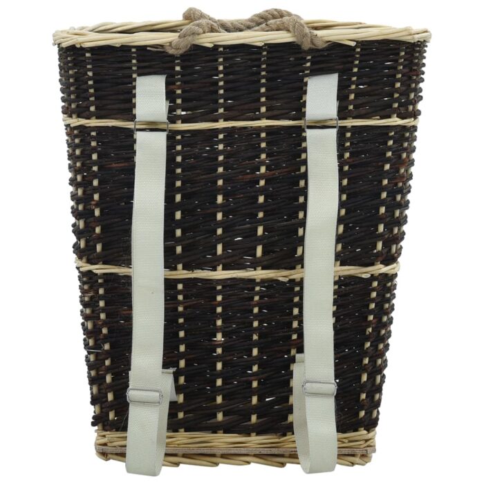 Sac à dos bois de chauffage sangles de transport 50x44x58 cm – Image 6