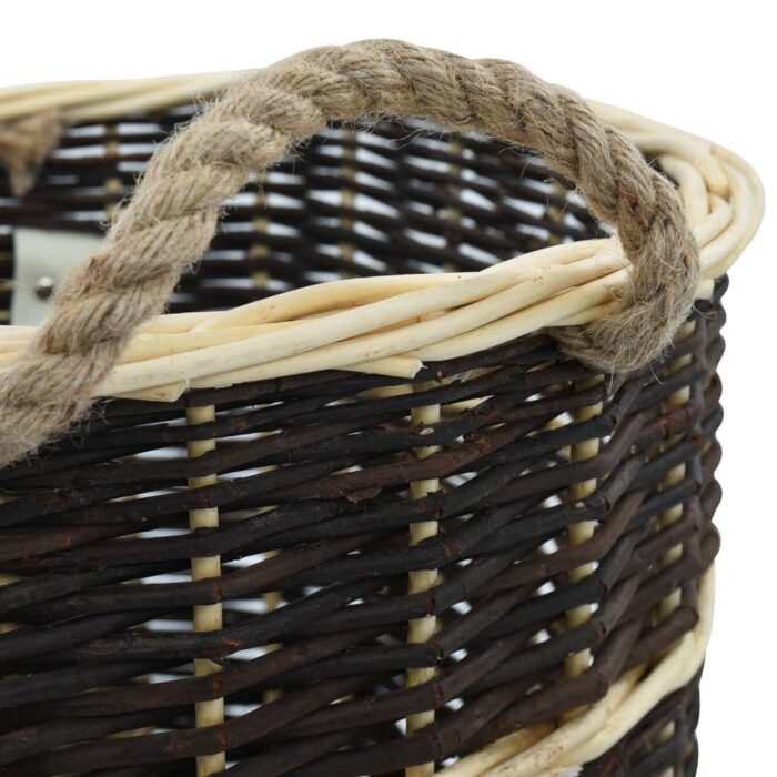 Sac à dos bois de chauffage sangles de transport 50x44x58 cm – Image 8