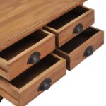 Table basse 68x68x30 cm Bois de teck solide – Image 3