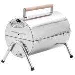 Barbecue au charbon portable Acier inoxydable Grilles doubles – Image 6