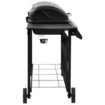 Barbecue gril à gaz avec 6 brûleurs Noir – Image 4