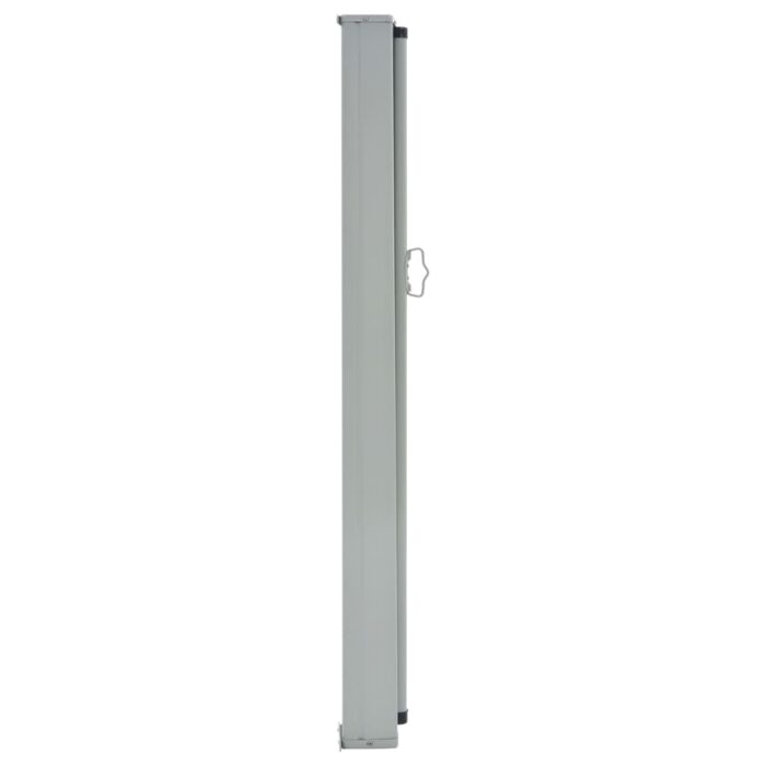 Auvent latéral rétractable de patio 100x300 cm Rouge – Image 3