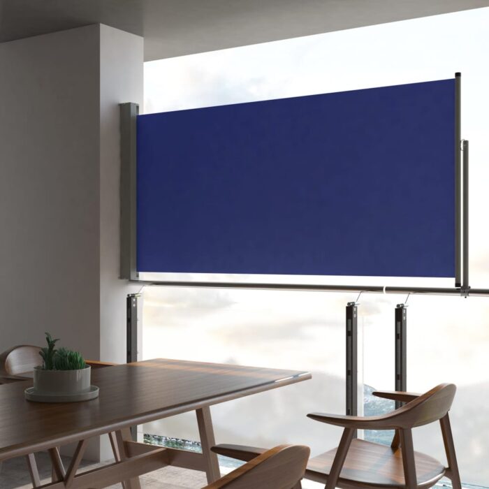 VXL8719883765815_m_en_hd_1.jpg Auvent latéral rétractable de patio 120x300 cm Bleu – Image 1