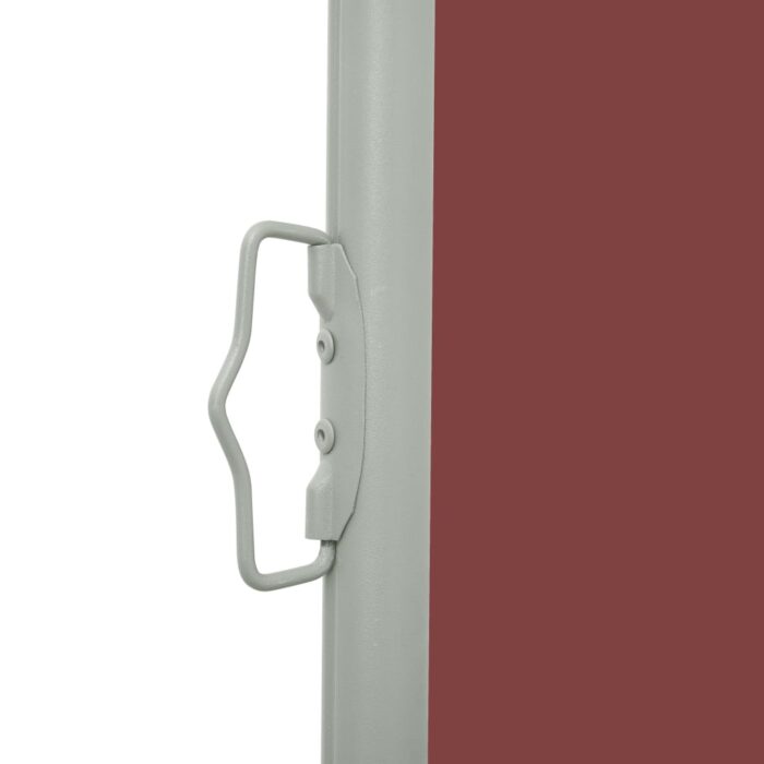 Auvent latéral rétractable de patio 100x500 cm Marron – Image 2