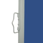 Auvent latéral rétractable de patio 120x500 cm Bleu – Image 2