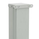 Auvent latéral rétractable de patio 120x500 cm Gris – Image 4