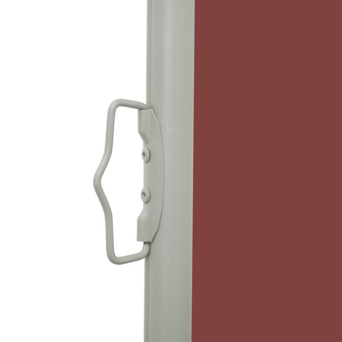Auvent latéral rétractable de patio 120x500 cm Marron – Image 2