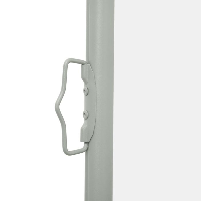 Auvent latéral rétractable de patio 140x500 cm Crème – Image 2