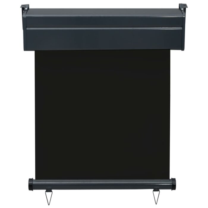 Auvent latéral de balcon 65x250 cm noir – Image 3