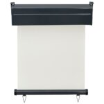 Auvent latéral de balcon 65x250 cm Crème – Image 3