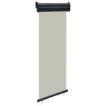 Auvent latéral de balcon 65x250 cm Gris