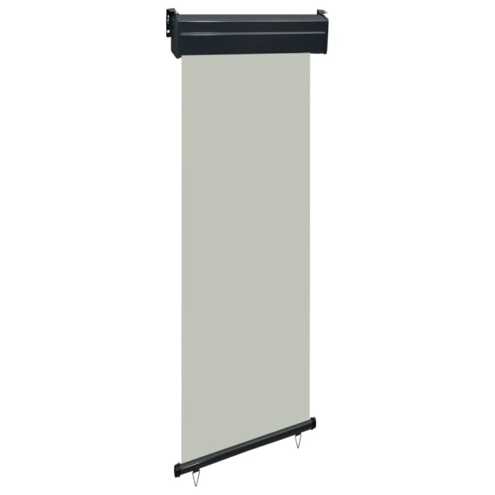 Auvent latéral de balcon 65x250 cm Gris – Image 1