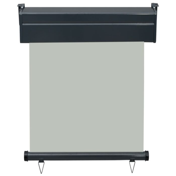 Auvent latéral de balcon 65x250 cm Gris – Image 3