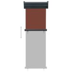 Auvent latéral de balcon 65x250 cm Marron – Image 4