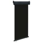 Auvent latéral de balcon 85x250 cm noir