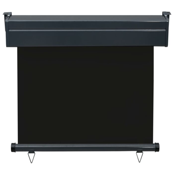 Auvent latéral de balcon 85x250 cm noir – Image 3