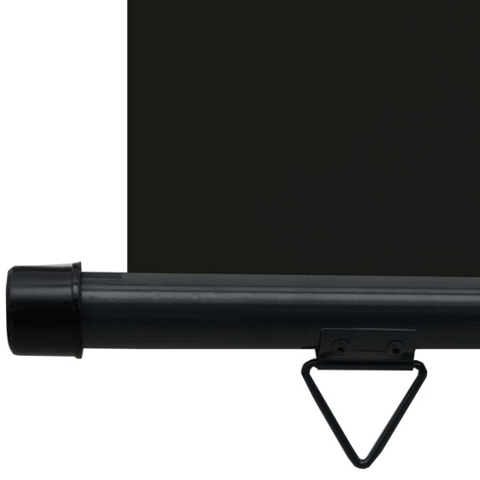 Auvent latéral de balcon 85x250 cm noir – Image 7
