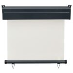 Auvent latéral de balcon 85x250 cm Crème – Image 2