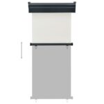 Auvent latéral de balcon 85x250 cm Crème – Image 4