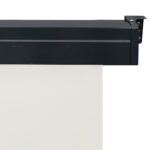Auvent latéral de balcon 85x250 cm Crème – Image 6