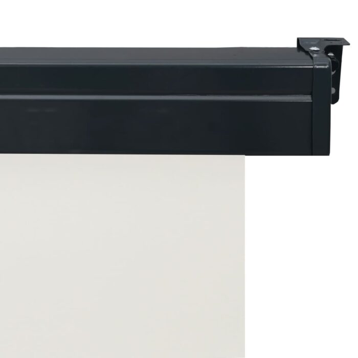 Auvent latéral de balcon 85x250 cm Crème – Image 6