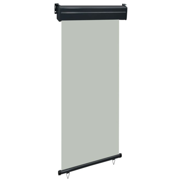 Auvent latéral de balcon 85x250 cm Gris – Image 1