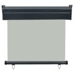 Auvent latéral de balcon 85x250 cm Gris – Image 3