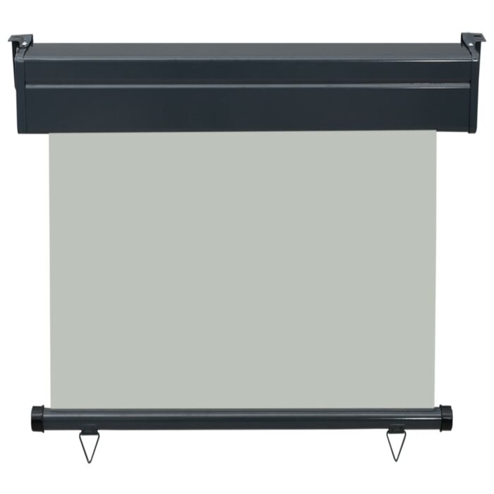 Auvent latéral de balcon 85x250 cm Gris – Image 3