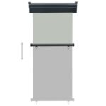 Auvent latéral de balcon 85x250 cm Gris – Image 4