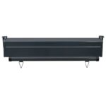 Auvent latéral de balcon 85x250 cm Gris – Image 5