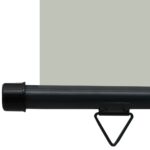 Auvent latéral de balcon 85x250 cm Gris – Image 7