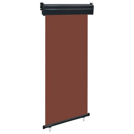 Auvent latéral de balcon 85x250 cm Marron