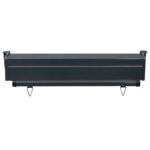 Auvent latéral de balcon 85x250 cm Marron – Image 5