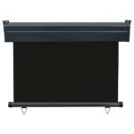 Auvent latéral de balcon 105x250 cm noir – Image 3