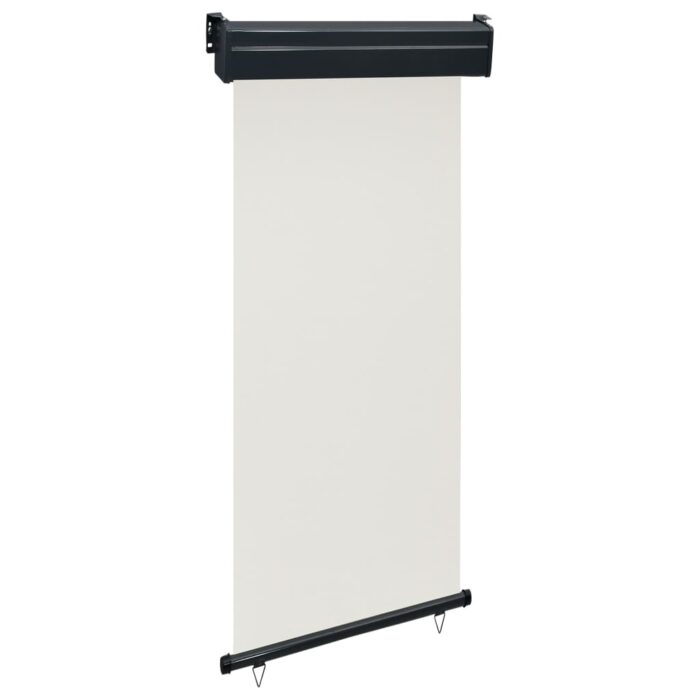 Auvent latéral de balcon 105x250 cm Crème – Image 1