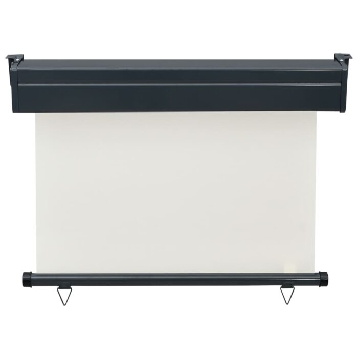 Auvent latéral de balcon 105x250 cm Crème – Image 3