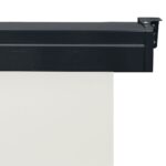 Auvent latéral de balcon 105x250 cm Crème – Image 6