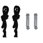 Auvent latéral de balcon 105x250 cm Marron – Image 8