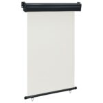 Auvent latéral de balcon 125x250 cm Crème