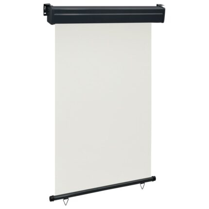 Auvent latéral de balcon 125x250 cm Crème