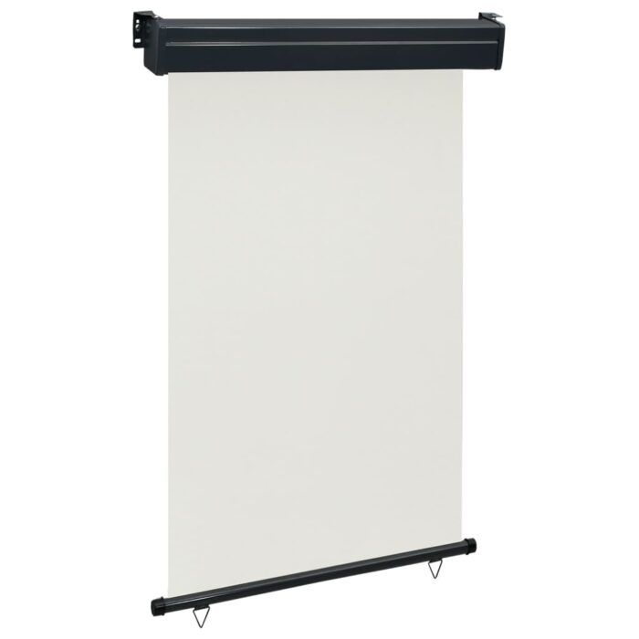 Auvent latéral de balcon 125x250 cm Crème – Image 1