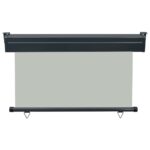 Auvent latéral de balcon 125x250 cm Gris – Image 3